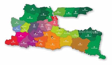 Peta Kabupaten Bandung Lengkap dengan Nama Kecamatan - Tarunas
