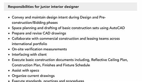 Junior Interior Decorator Jobs