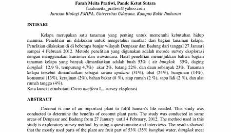 Jurnal Arang Tempurung Kelapa PDF | PDF
