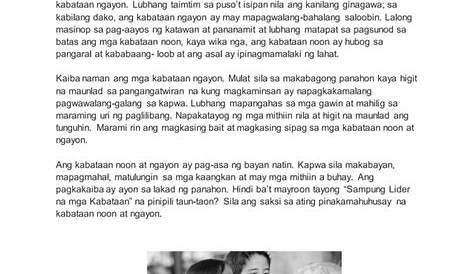 Isang Talumpati para Sa Kabataan by Jam | PDF