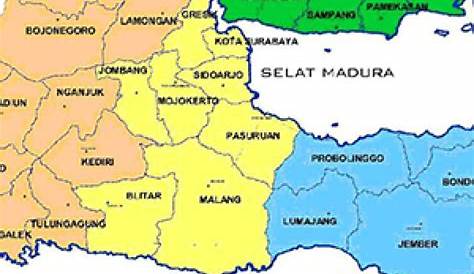 Peta Provinsi Jawa Timur Hd : Peta Jawa Tengah dan Nama Kabupaten dan