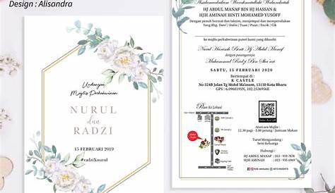 Design 10a Kad Kahwin Whatsapp Wedding Card Digital Kad Kawin | Free