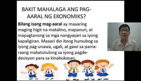 SOLUTION: Kahalagahan ng ekonomiks pptx - Studypool