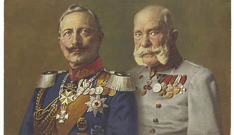 Double portrait of Emperors Wilhelm II and Franz Josef] - UWDC - UW