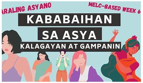 Kalagayan at Gampanin ng mga Kababaihan sa ASYA: Araling Asyano (MELC