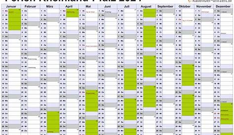 Kalender 2024 Berlin: Ferien, Feiertage, Excel-Vorlagen