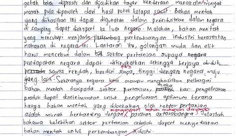 Karangan Pendek Tingkatan 1 Berapa Perenggan / Modul 3 Karangan Respons