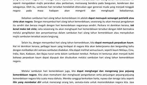 Karangan Sambutan Hari Kemerdekaan Di Sekolah - Karangan Sambutan Hari