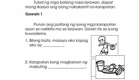 Mga Bahagi ng Katawan Worksheets (Part 2) - Samut-samot