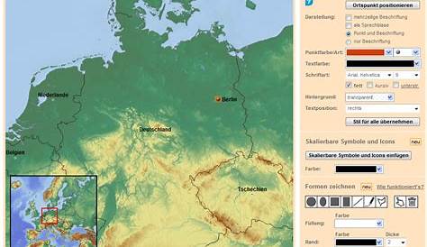 StepMap - Deutschlandkarte_10 - Landkarte für Deutschland