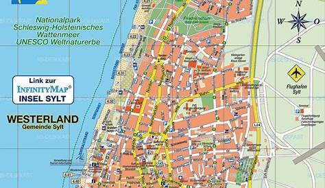 Karte von Westerland / Sylt (Stadt in Deutschland, Schleswig-Holstein