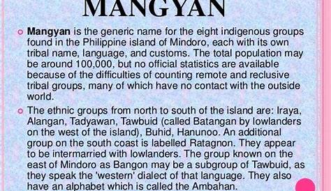 walking distance & et cetera -: Mangyan Tribe
