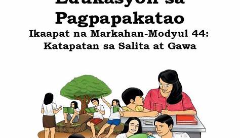 Edukasyon Sa Pagpapakatao 8 Ikaapat Na Markahan Ikalawang Linggo