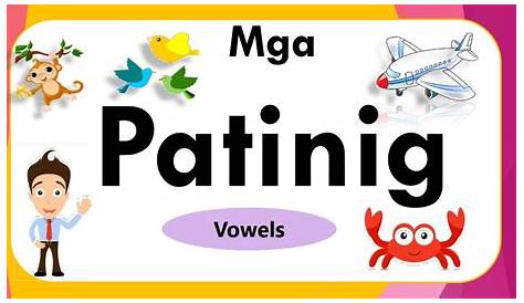Laminated Educational - Alpabetong Filipino Chart and Patinig and