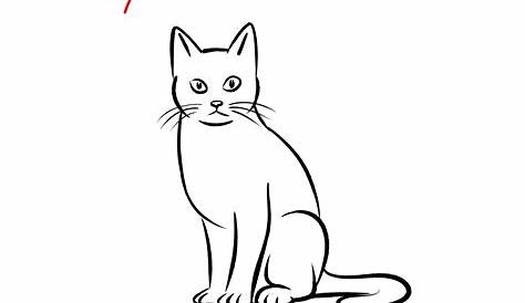Katze schnell zeichnen lernen 🐈 how to draw a cat for children 🐱 как се