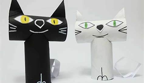 25 Curiously Cute Cat Crafts For Kids | Katze basteln, Basteln