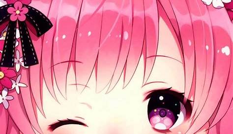 Anime Girl Pink Hair Transparent PNG - PNG Play