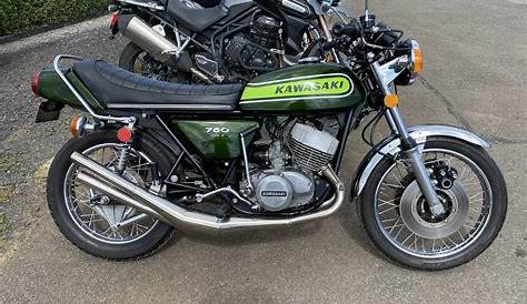 1970s Kawasaki 750cc 3 cylinder 2-stroke I saw at a race meet at the