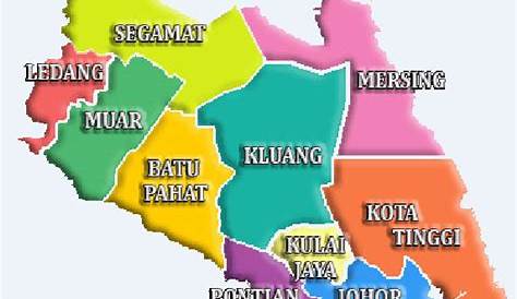 Papaglamz.com: Maps atau Peta dan Daerah-daerah Di Negeri Johor