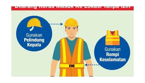 Jual sign stiker kawasan wajib apd / sticker wajib apd k3 safety