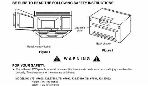 Kenmore Elite Microwave Manual