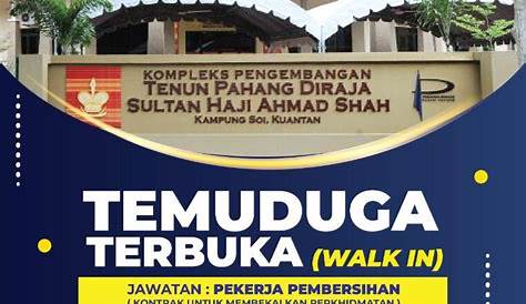 Kerja Kosong Pekan Pahang : Perodua Pekan Pahang Pekan 2021 / Pekan