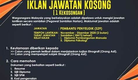 Jawatan Kosong Air Kelantan Sdn Bhd – Laman Kerja