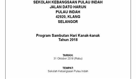 Kertas Kerja Sambutan Hari Kanak - Kanak | PDF