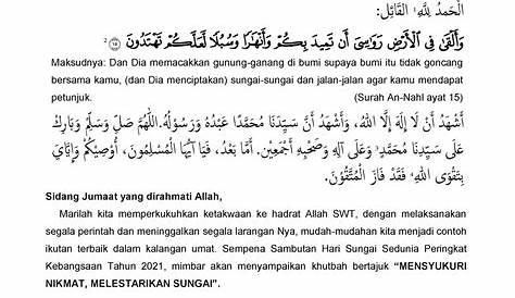 Teks Khutbah Jumaat Jais - Selain memperhatikan yatim dan berziarah