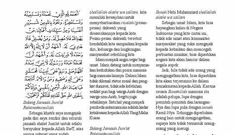 Khutbah Jumat PDF - Hilyah, Belajar Bahasa Arab Online