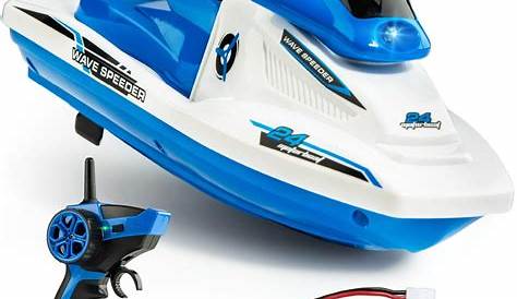 BCP 27MHz Kids HighSpeed Remote Control Boat RC Toy w/ 2 Motors