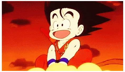 Kid Goku Flying Nimbus Gif - Nimbus Flying Dragon Ball Goku Cloud Anime