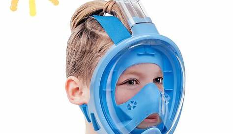 Air Kids Full Face Snorkel Masks 100 NO CO2 Ninja Shark Ninja