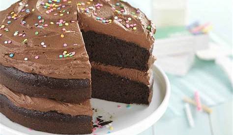 This fine-grained, tender cake, with its rich chocolate flavor, pleases