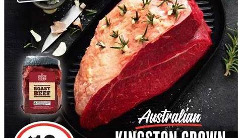 Australian Kingston Crown Roast Beef Offer at IGA