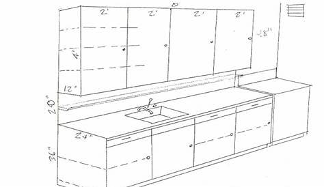 Kitchen Cabinets Dimensions Drawings Standard And Layout Engineering