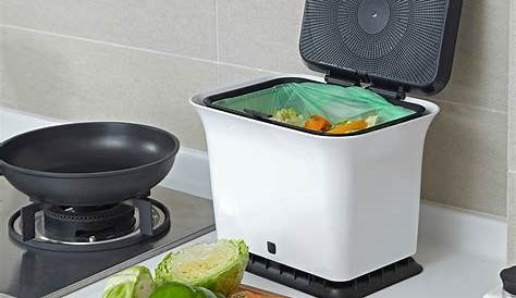 Kitchen Counter Compost Bin Amazon Com Rsvp Pail Boo Bamboo Pail 3 Quart Indoor