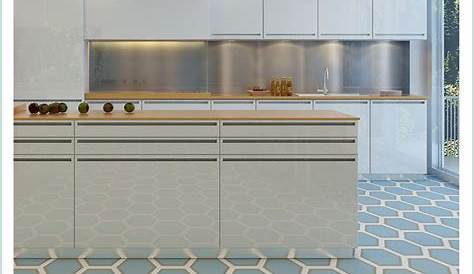 Concrete Tile Hexagon. Arto Brick & Tile Contemporary kitchen