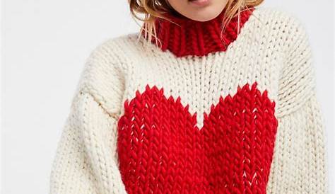 Happy Hearts Sweater Crochet clothes, Sweater crochet pattern