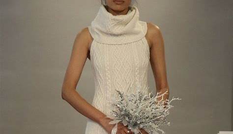 Knitted Winter Wedding Dress
