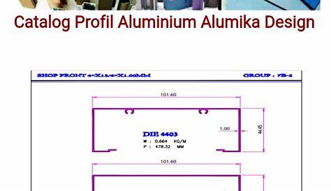 Kode Profil Kusen Aluminium Warna Ykk Pintu 08131015