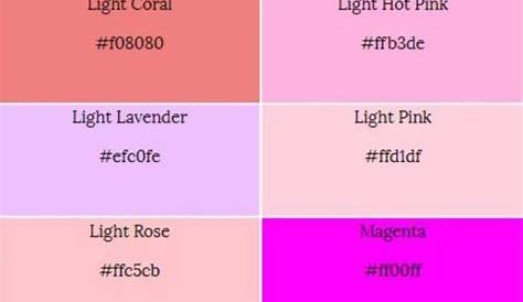 Apa Kode Warna Untuk Hot Pink?