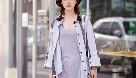 Korean Street Fashion Girl