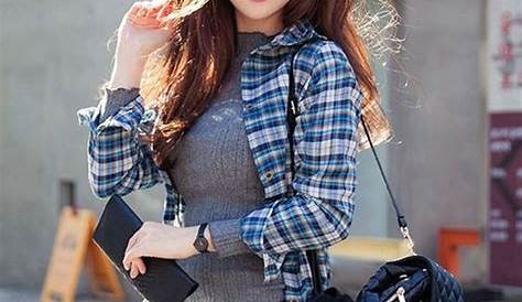 10 Beautiful Korean Girls Oversized Outfits That Make You Look Cute