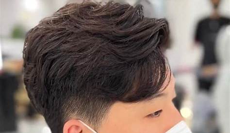 Korean Wave Perm Male Hairstyle For Men Wavy Haircut