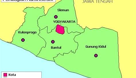 Peta Desa Wisata Daerah Istimewa Yogyakarta (DIY) | Peta, Yogyakarta