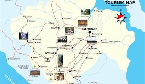 Peta Sumatera Selatan Lengkap Beserta Keterangan dan Gambarnya