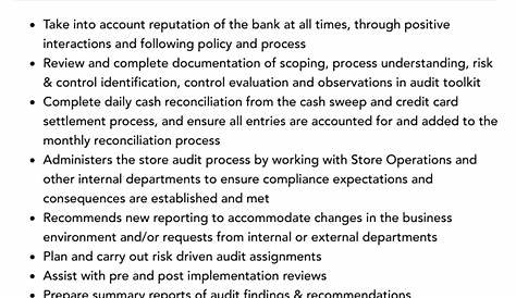 Internal Auditor Job Description Sample Template | ZipRecruiter