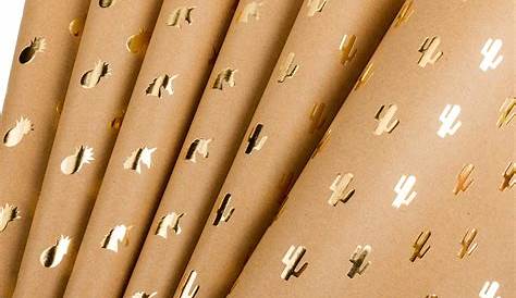 Kraft Paper - Wrapping Paper (30''x1200'') and Rope (2400'') - Blami A