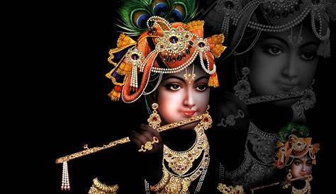 Krishna Images Black Background Hd - Explore the latest collection of